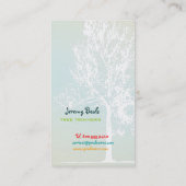 PixDezines white oak Tree Trimmers ♥♥♥♥ Business Card (Back)