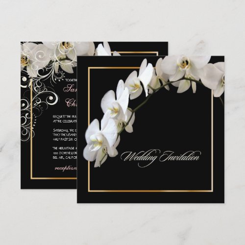 PixDezines orchids/phalaenopsis Custom Invitation