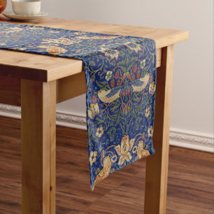 PixDezines William Morris Strawberry Thief Medium Table Runner