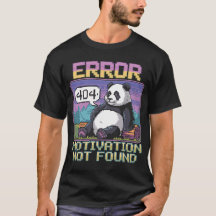 Pixel 404 Error Motivation Not Found Lazy Panda