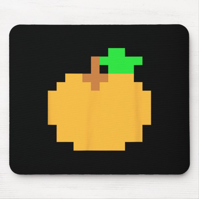 Pixel 8-bit Arcade Video Game Matching Costume Tea Mouse Pad (Front)