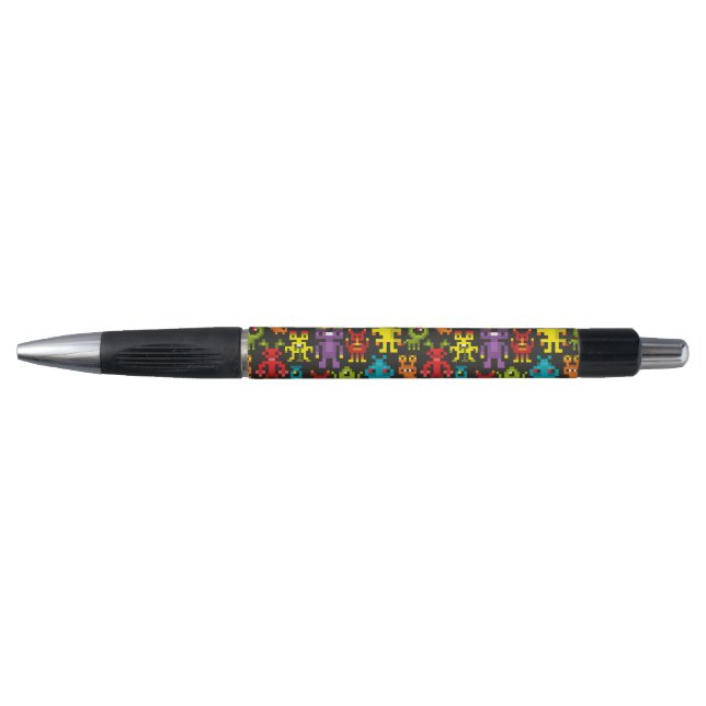 Pixel 8bit monsters pen (Front)