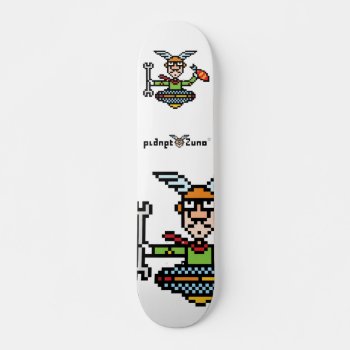 Pixel_angelo_004 Skateboard Deck by ZunoDesign at Zazzle