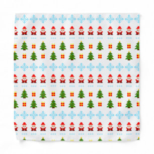 Pixel Art Christmas Bandana