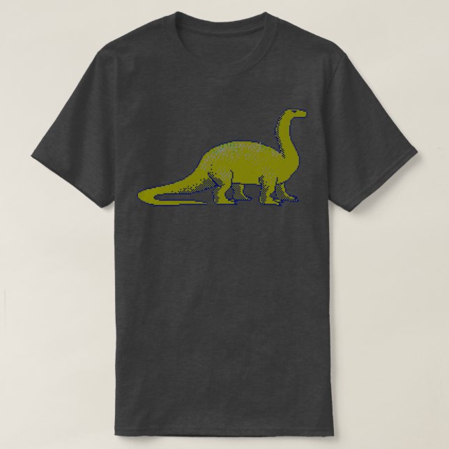 Pixel Art Dino T-Shirt (Design Front)