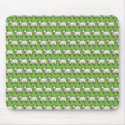 Pixel Art Flock of Sheep Pattern Mouse Pad