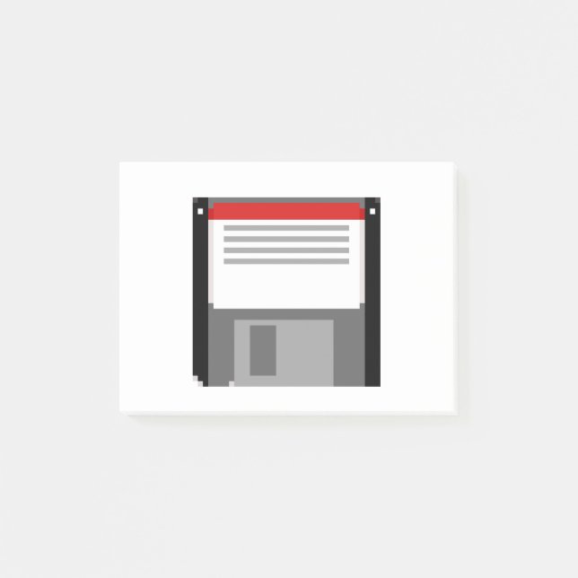 Pixel art floppy disk post-it notes (Front)