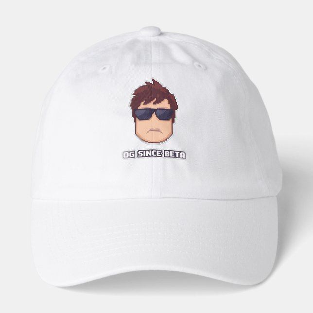 Pixel Art Hoodie - Retro Gaming Statement  Hat (Front)