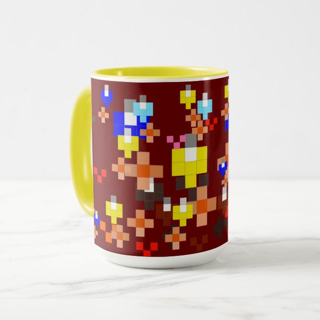 Pixel Art Impressionism - Summer 2023 Mugs (Front Left)