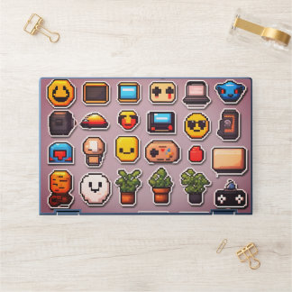 Pixel Art Laptop Skin: Retro Chic! HP Laptop Skin