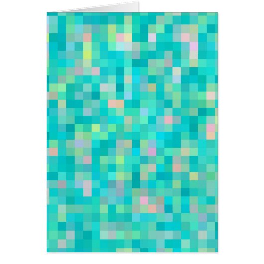 Pixel Art Multicolor Pattern Cards (Front)