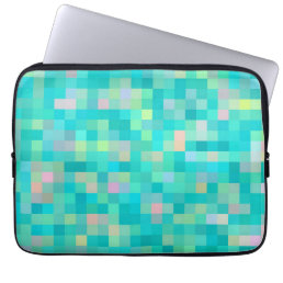 Pixel Art Multicolor Pattern Laptop Sleeve