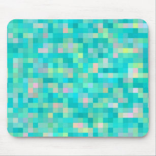 Pixel Art Multicolor Pattern Mouse Pad