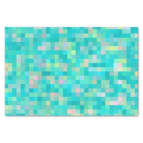 Pixel Art Multicolor Pattern Tissue Paper