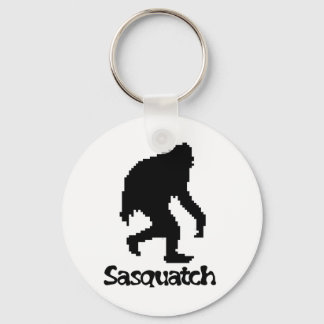 Pixel Art Sasquatch Keychain