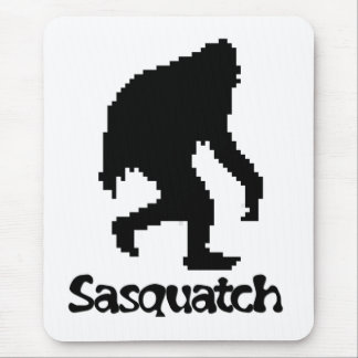 Pixel Art Sasquatch Mouse Pad