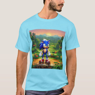Pixel Art Sonic T-Shirt