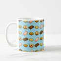 Pixel Art Tasty Biscuit Cookie Selection Pattern Coffee Mug