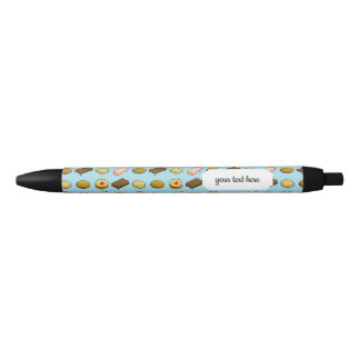 Pixel Art Tasty Cookie Biscuit Pattern Pen
