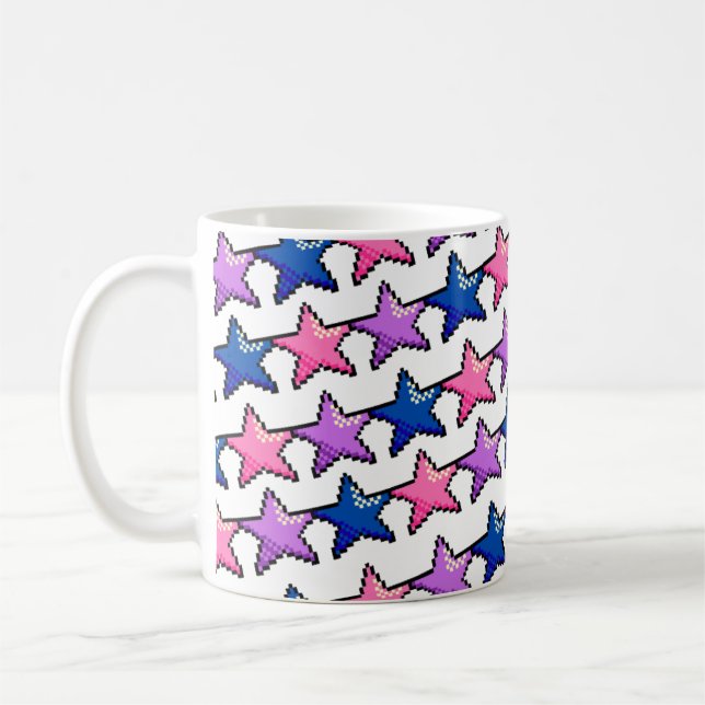 Pixel Bi Star Mug (Left)