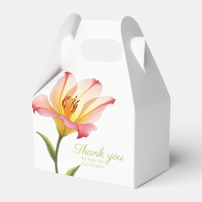 Pixel Bloom Trio Favor Boxes (Front Side)