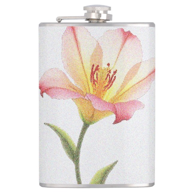 Pixel Bloom Trio Flask (Front)