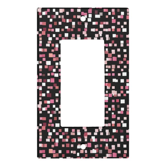 Pixel Blush Light Switch Cover (Front)