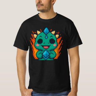 Pixel Bull-Zilla Coin – Retro 8-Bit Crypto Gaming  T-Shirt