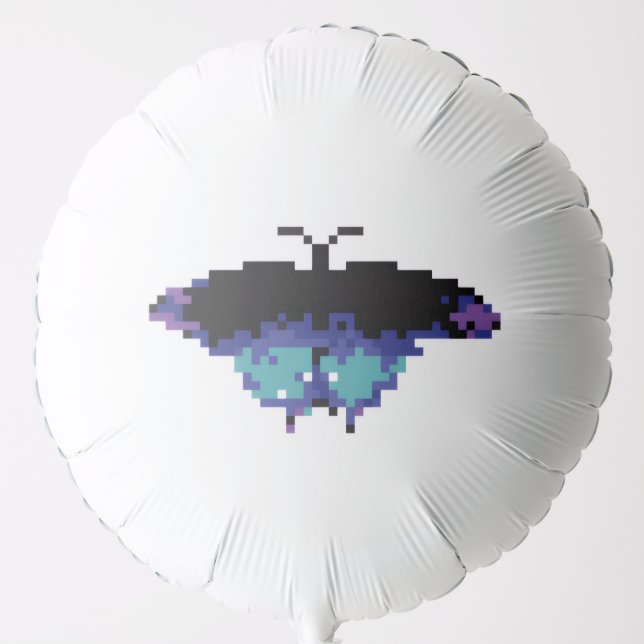 Pixel Butterfly Balloon (Front)