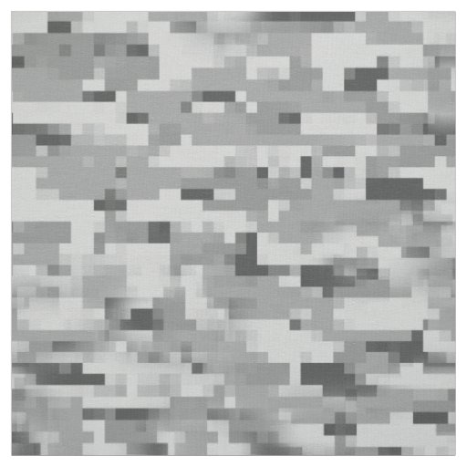 Pixel camo grey camouflage patterned textile fabric