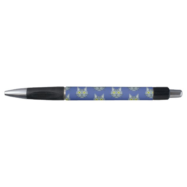 Pixel Cat Pattern Pen (Front)