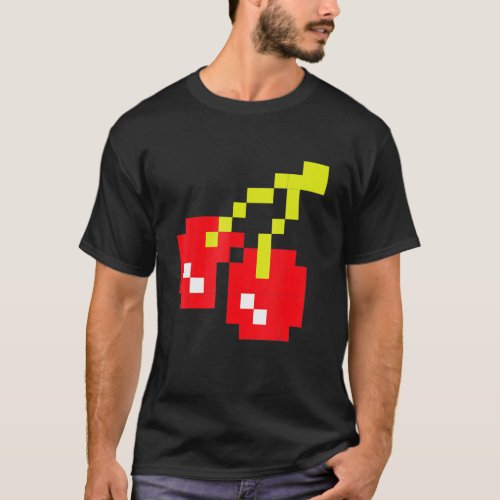 Pixel Cherries 80s Video Game Halloween Costume Ea T_Shirt