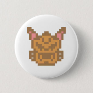 Pixel Chihuahua Dog Pinback Button