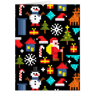 Pixel Christmas Card