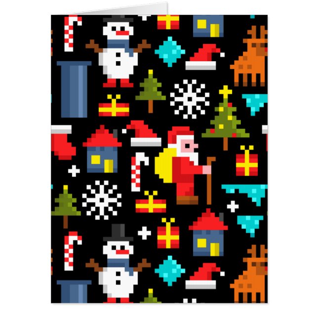 Pixel Christmas Card (Front)