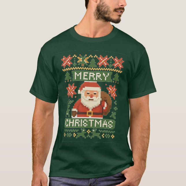 Pixel Christmas Dream T-Shirt (Front)