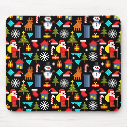 Pixel Christmas Mouse Pad