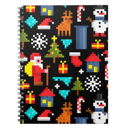 Pixel Christmas Notebook