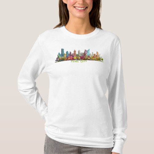 Pixel City 2 T_Shirt