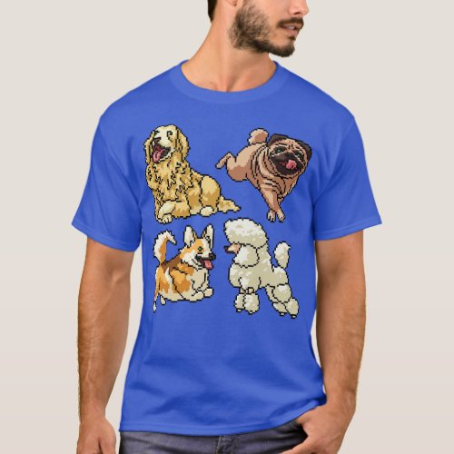 Pixel Dogs Collection T_Shirt