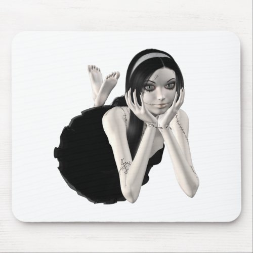 Pixel Duster Doll Pose 1 Mouse Pad
