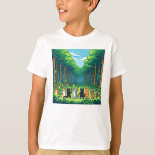 Pixel Friends: Forest Protection (cats) #12 T-Shirt