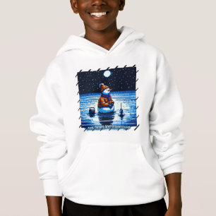 Pixel Friends: Winter Wonderland #16 (snowman) Hoodie
