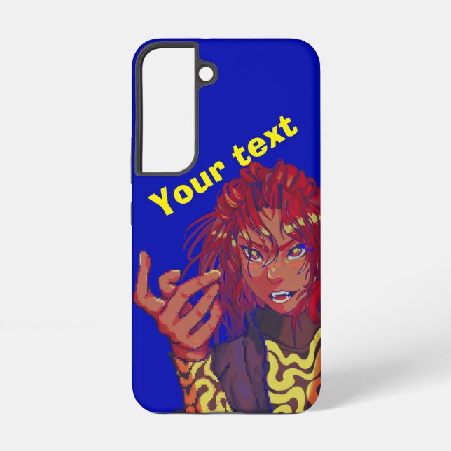 Pixel girl changing samsung galaxy case (Back)