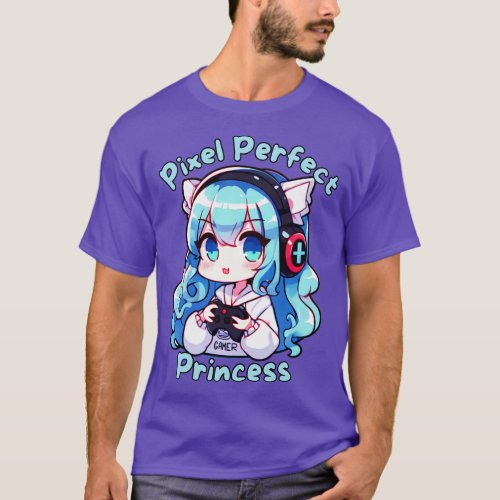 Pixel Girl Gamer T_Shirt