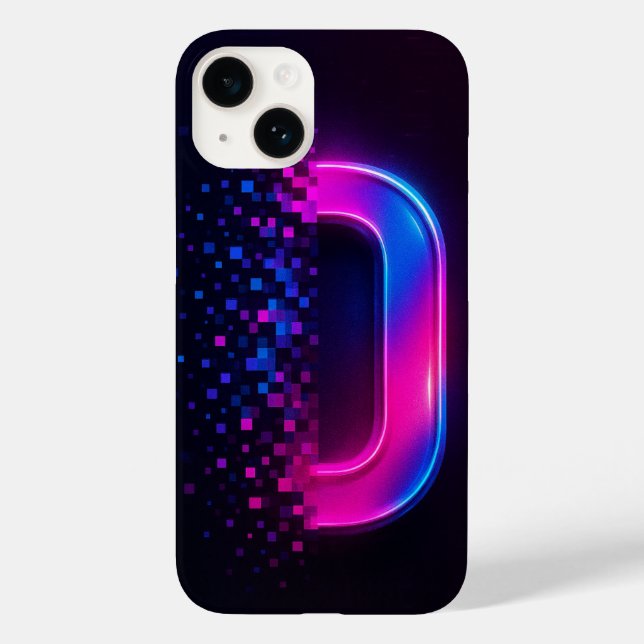 Pixel Glitch iPhone Case– Cyberpunk Aesthetic Gift Case-Mate iPhone Case (Back)