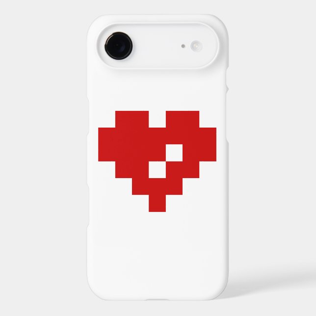 Pixel Heart 8 Bit Love Iphone Case (Back)