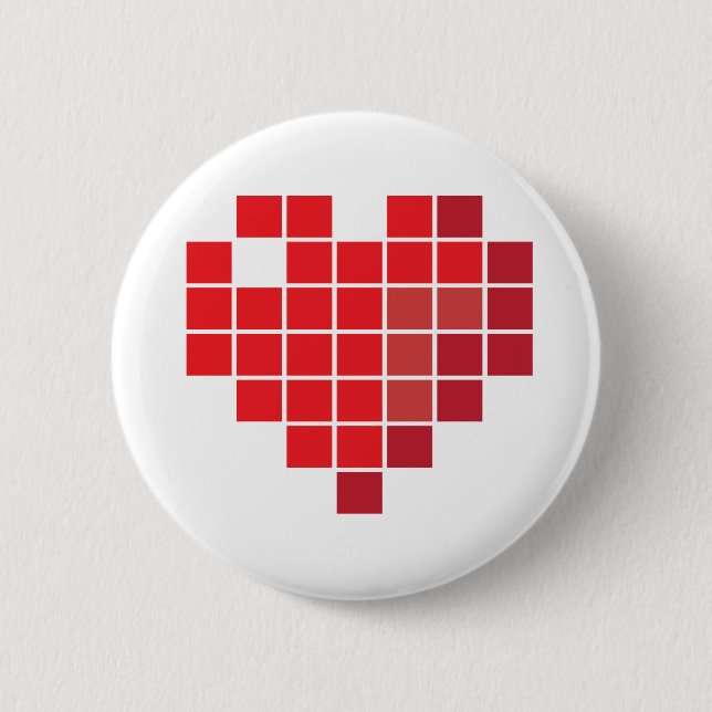 Pixel Heart Button (Front)