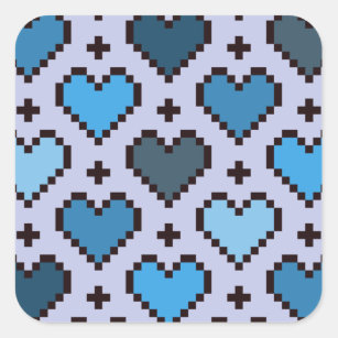 Pixel Heart - Heart - Sticker