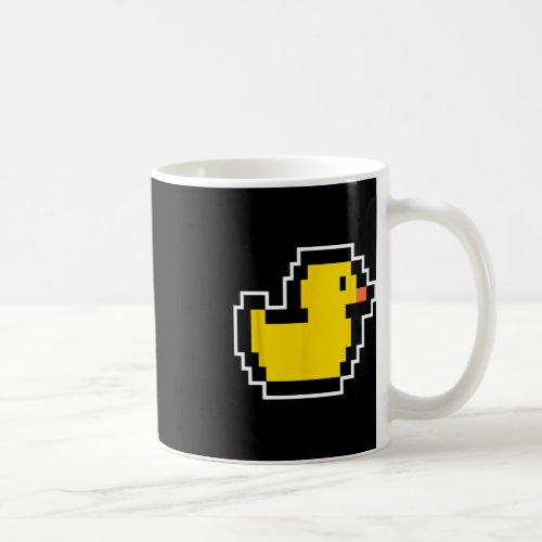 Pixel Little Duck 80s Video Game Halloween Costume Coffee Mug